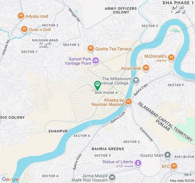 1 KANAL RESIDENTIAL PLOT FOR SALE DHA PHASE 4, RAWALPINDI