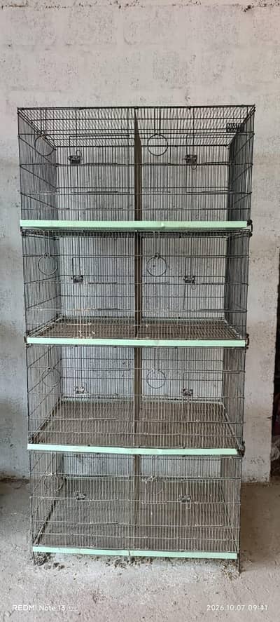 Master folding cage 8 portion