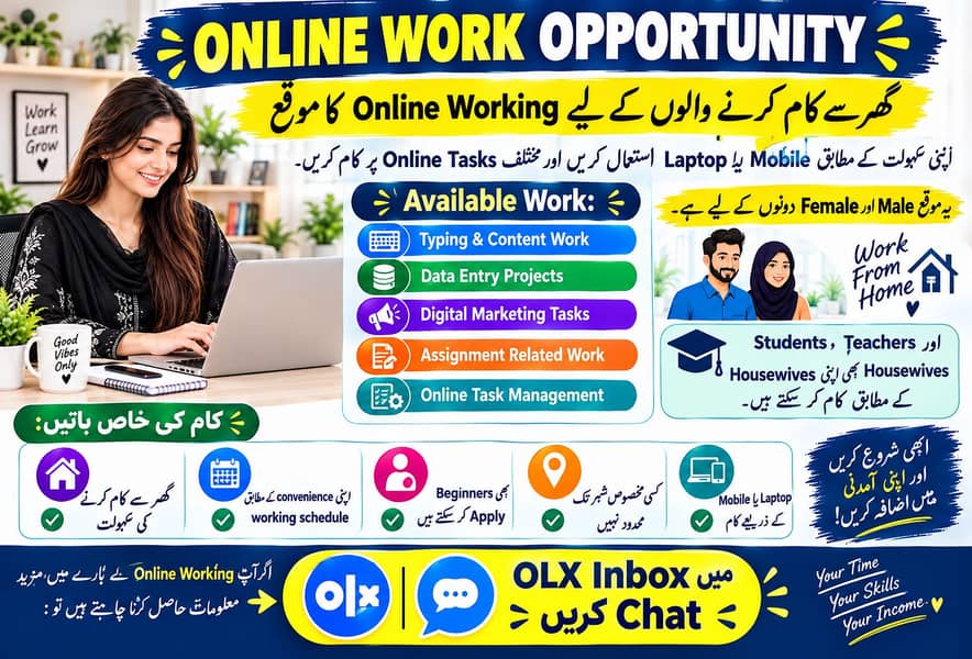 Typing Job / Assignment Work / Data Entry/ Online Work / Part Time Job ...