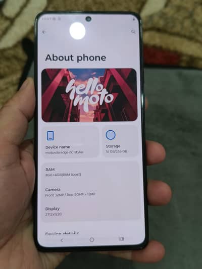 Motorola edge 60 stylus 8.256