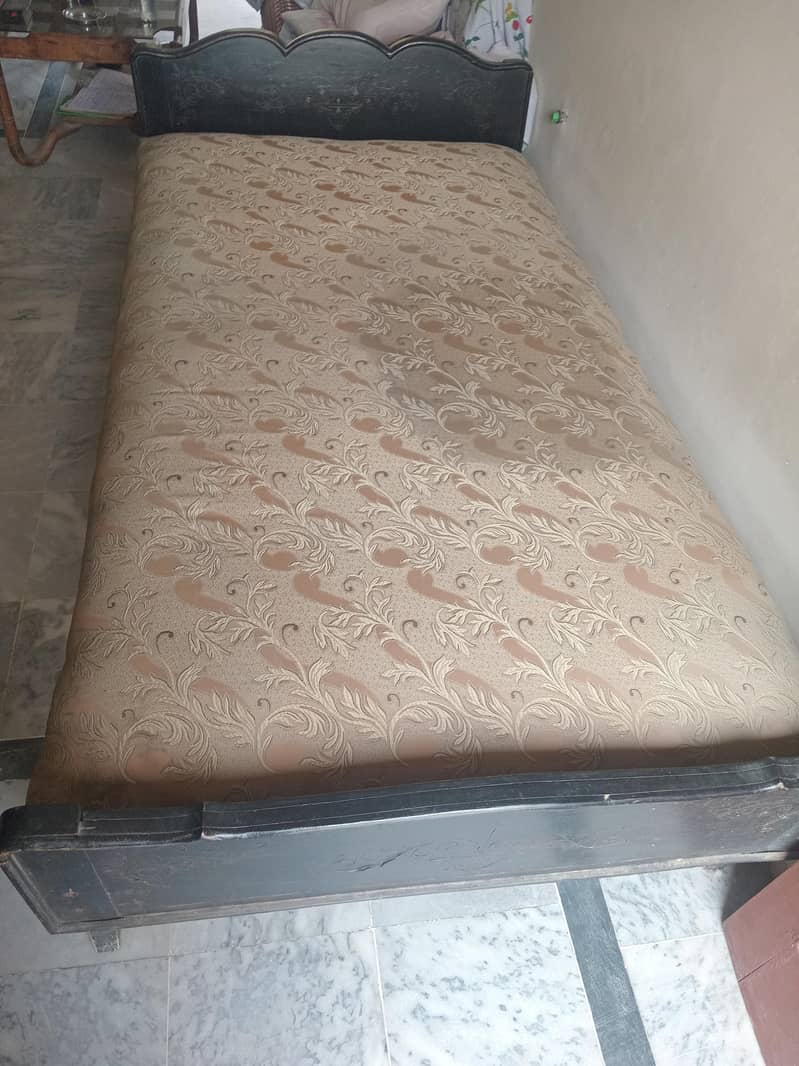 wooden single bed 1