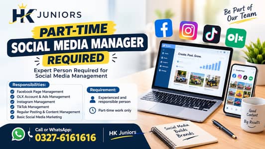 Sicial Media Manager|Account Manager|Social Media Expert|