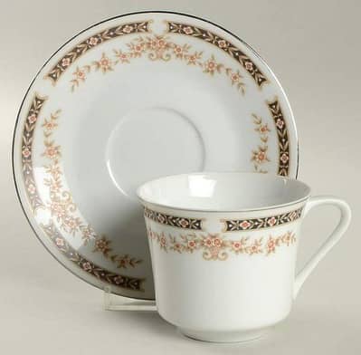 Original Japan Victoria Fine China Tea Set - 7 Cups 7 Saucers