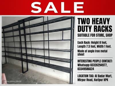 HEAVY DUTY RACKS X2
