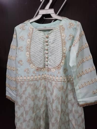 3 pc party wear frock
