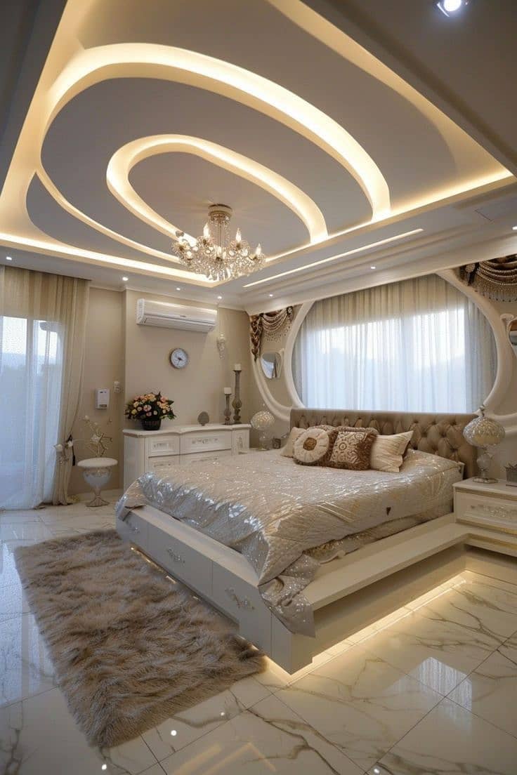 Pop ceiling/Gypsum false ceiling/Modren ceiling design/Fancy ceiling 12