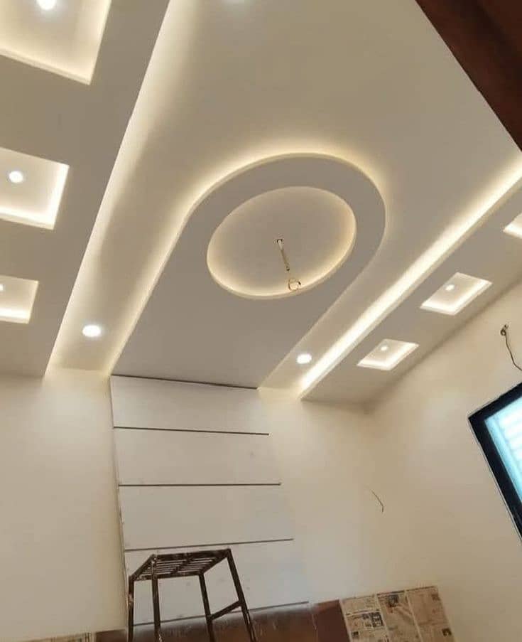 Pop ceiling/Gypsum false ceiling/Modren ceiling design/Fancy ceiling 15