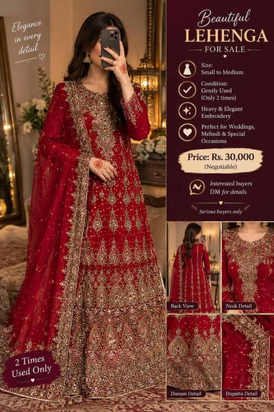 Bridal Lehanga For Sale