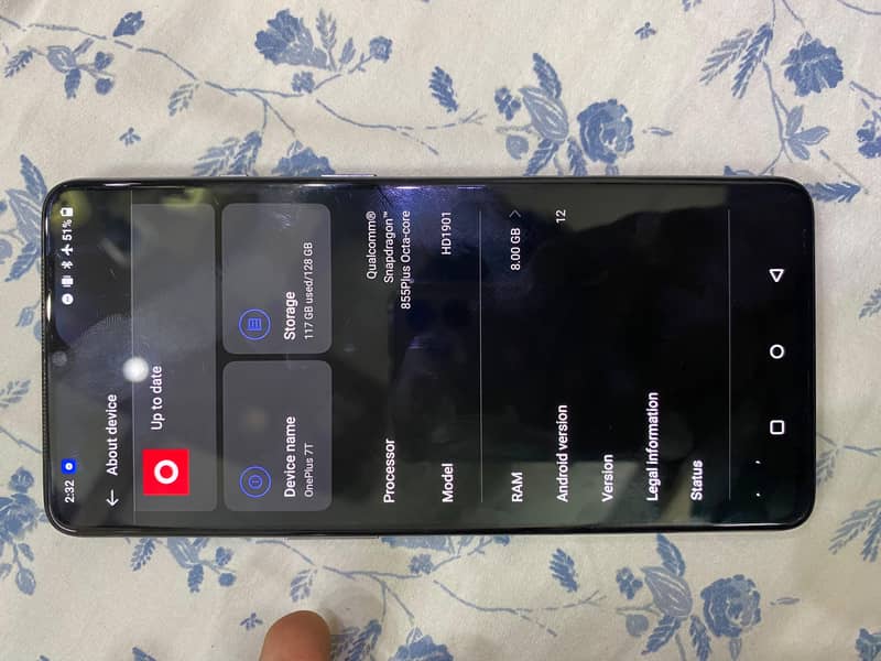 One Plus 7T 8/128 pta approved 7