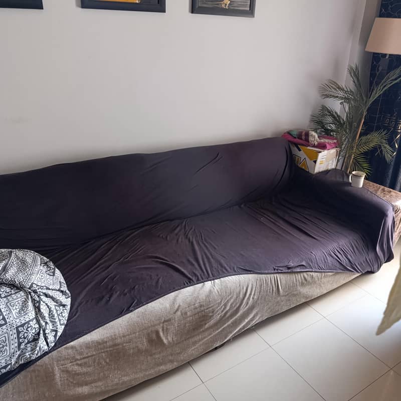 7 Seater L-Shape Sofa – Comfortable & Stylish 1