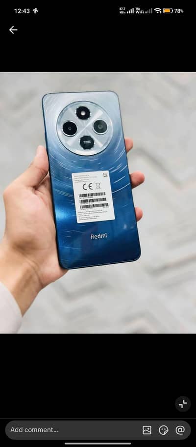 Redmi 14C 4/128GB PTA Approved – Excellent Condition