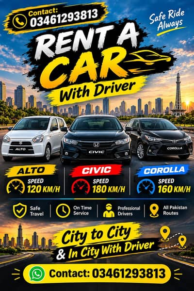 RENT A CAR ( WITH DRIVER )