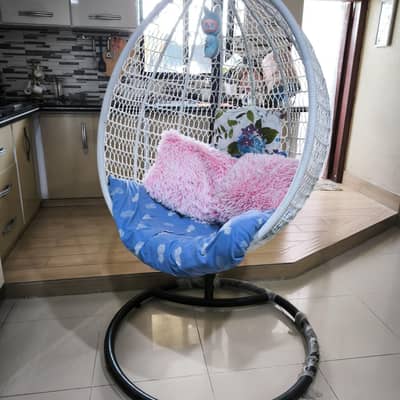 White Swing Chair