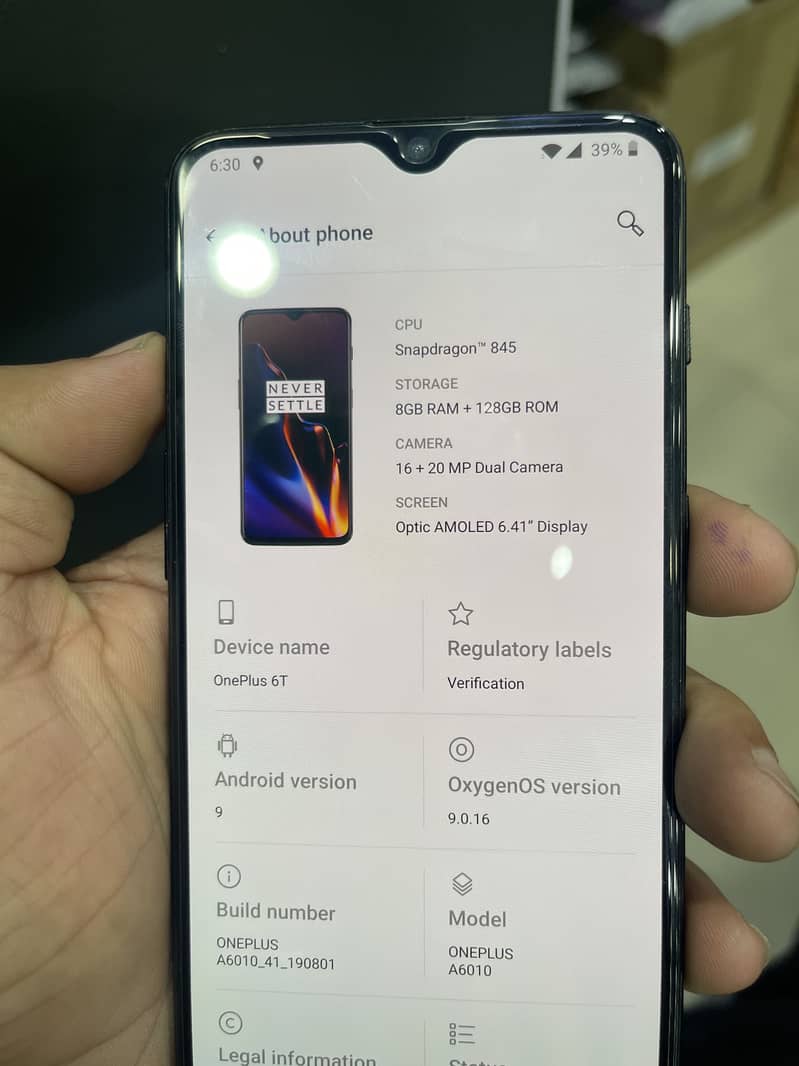 One Plus 6T 3