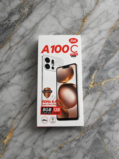 Itel A100C Special Edition For Sale - Complete Box & Back Cover