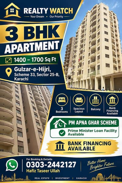 Gulzar-e-Hijri Scheme 33 | PM Apna Ghar Loan Available