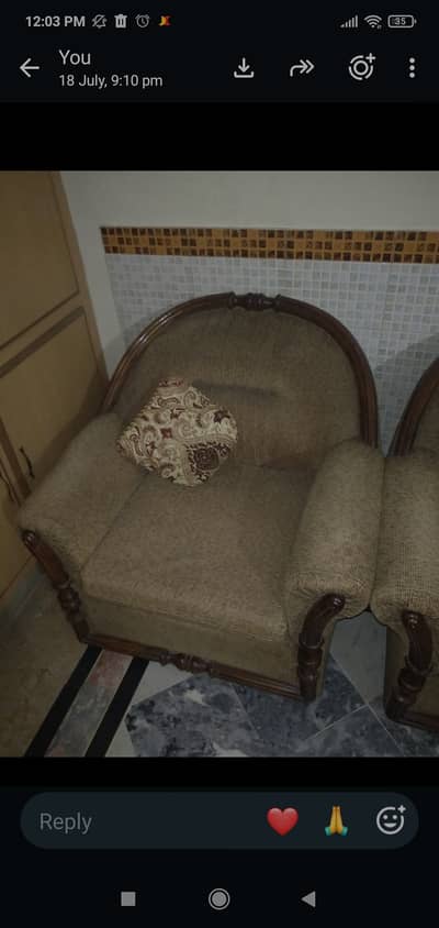 7 seater used sofa set for sale