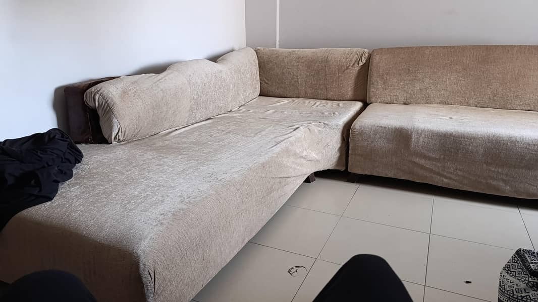 7 Seater L-Shape Sofa – Comfortable & Stylish 3