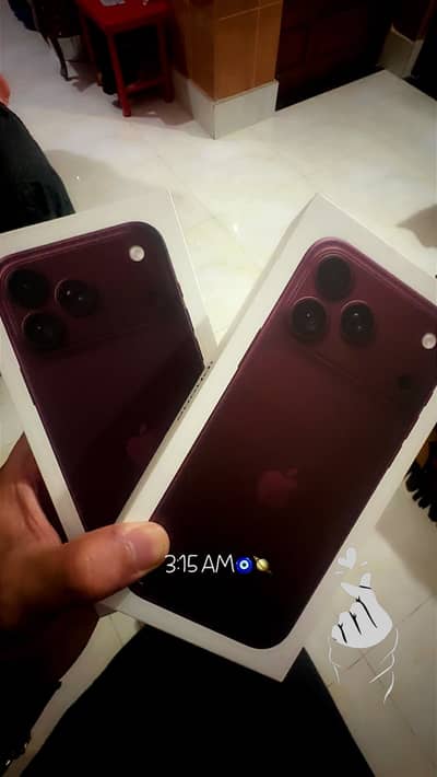iPhone 18 Pro Max | 512 GB,256 | Non Active | Box Pack | Burgundy / FU