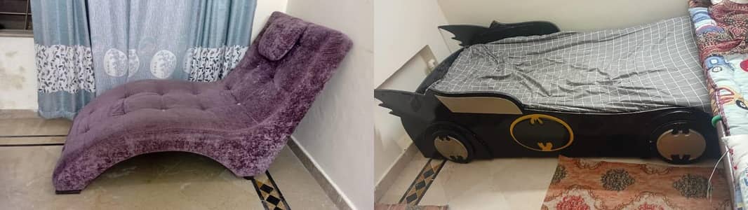 batman kid bed / relexing sofa