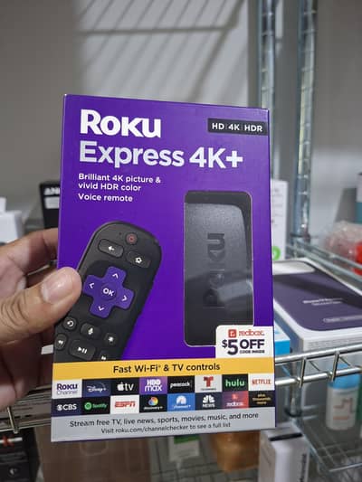 Roku Express 4k plus Black