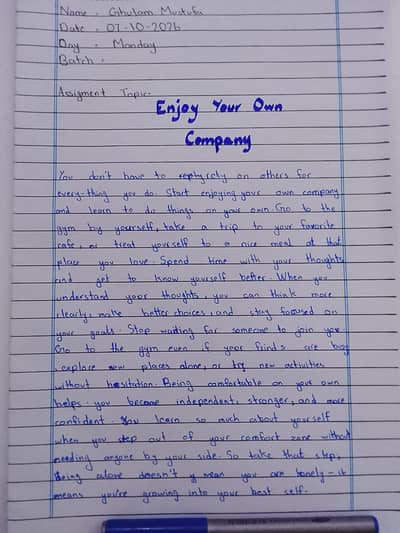 Assigment writing
