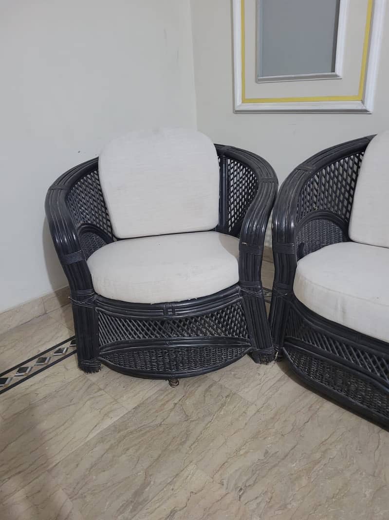 Cane bamboo Sofa set (5 seater) 1