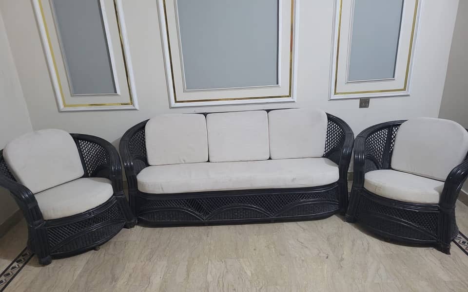 Cane bamboo Sofa set (5 seater) 2