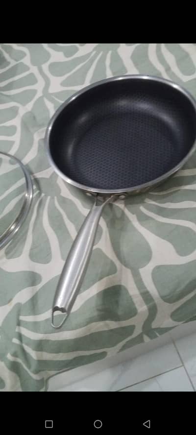 selling laser pan with glass lid