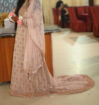 Bridal Valima Tail Maxi