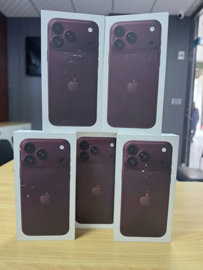 Apple iPhone 18 Pro Max jv box pack burgandy colour