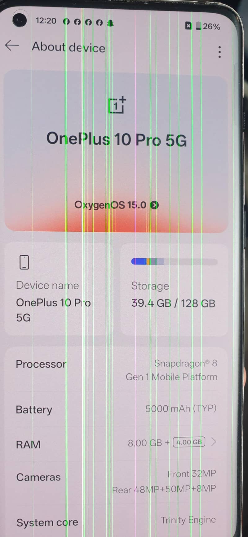 One Plus 10 Pro 8/128 5