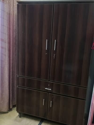 cup board and iron stand