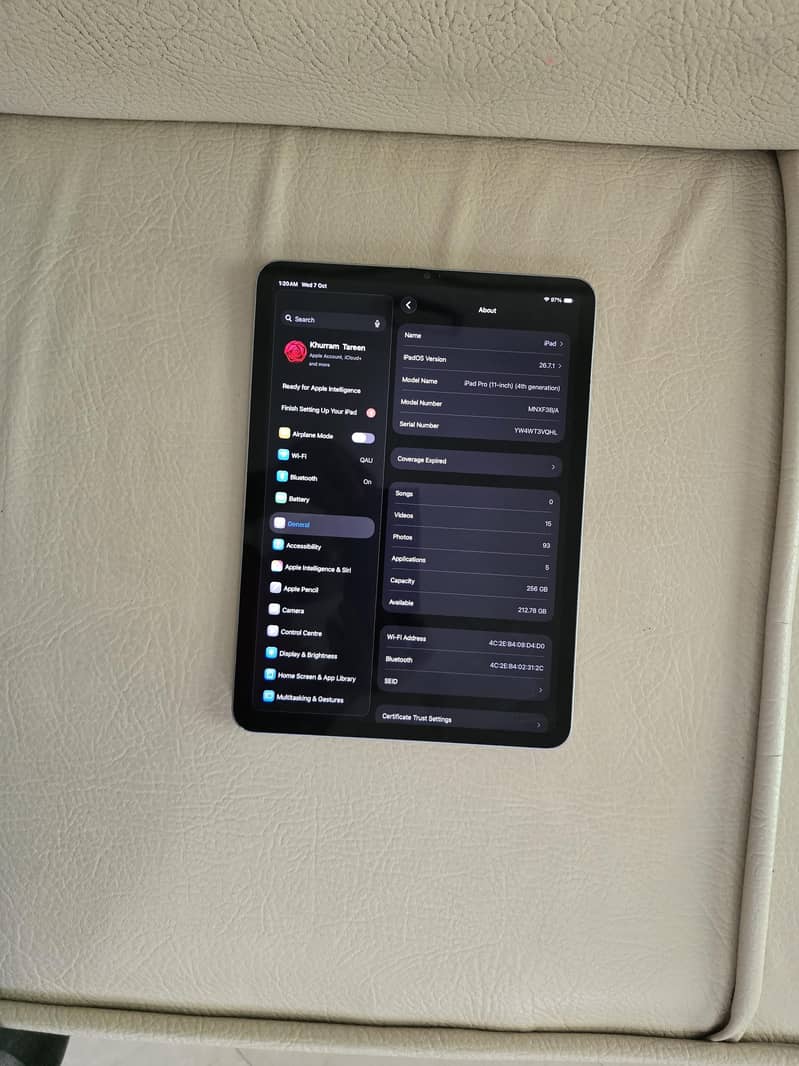 ipad pro m2 chip 256gb 2