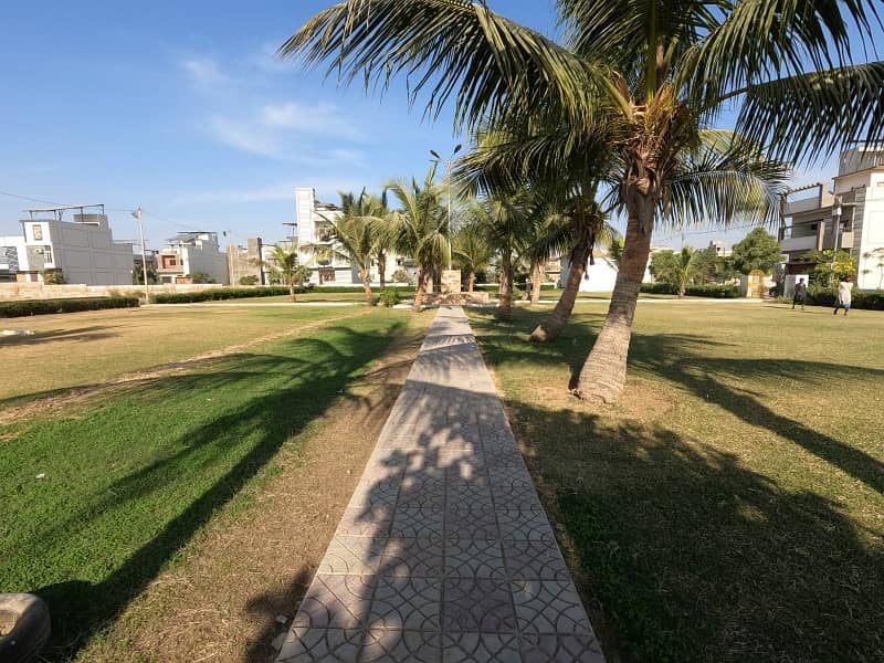 Facing Park 200 Square Yards Residential Plot Is Available In ...