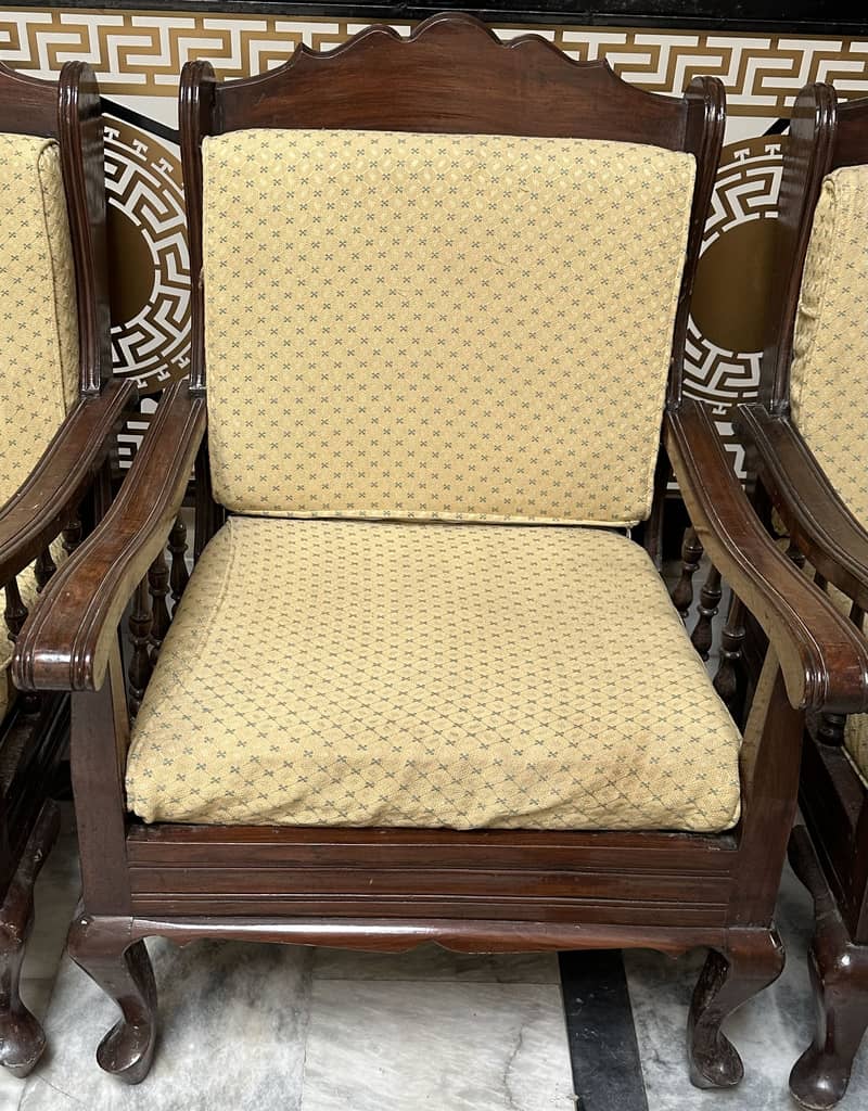 Sofa Set Wood 1