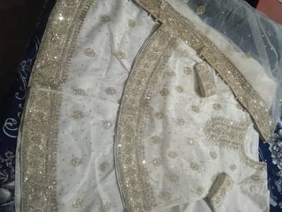 Nikah dress white color one time use