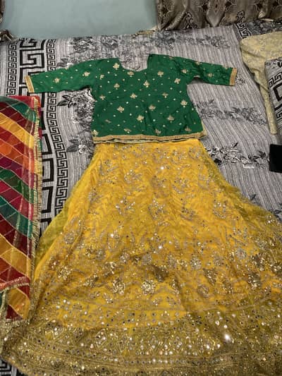 Mehndi bridal suit