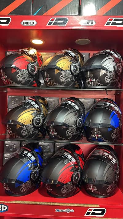 Halfface Full face Flipup all helmets bike Scooty helmets Available