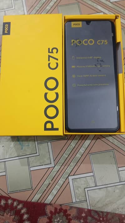 poco c75 complete box