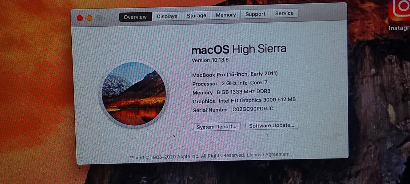 Mac book Pro (early2011) 5