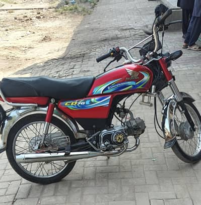 I want sale a bike CD70. . . .  Model_2024