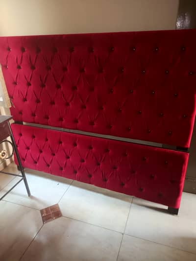 full set with mattress good condition urgent sale