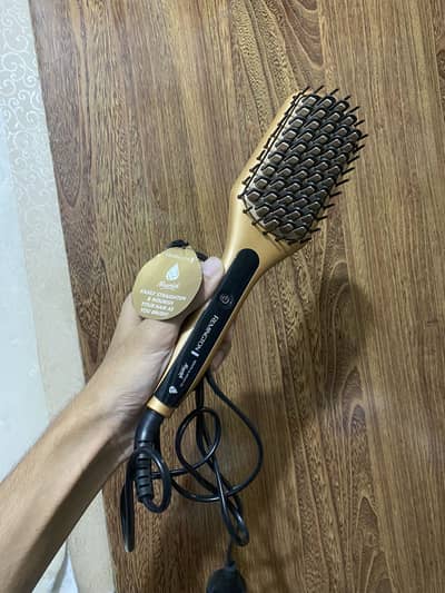 Hair brush Straightener