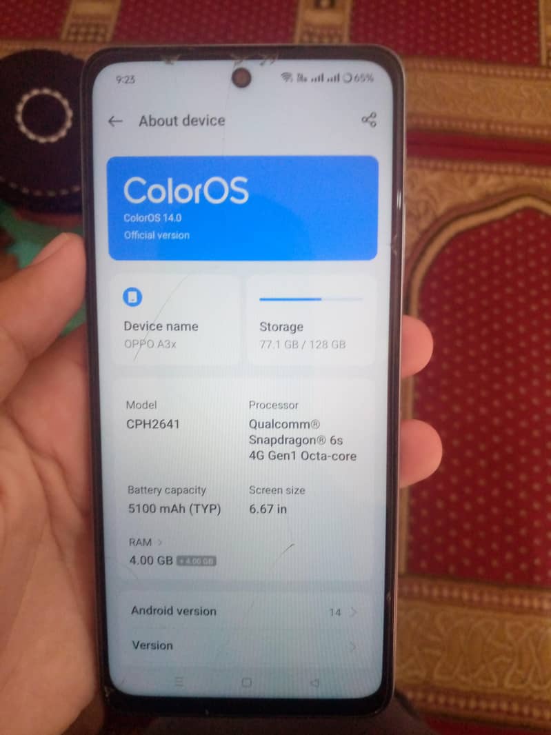 OPPO A3x 6