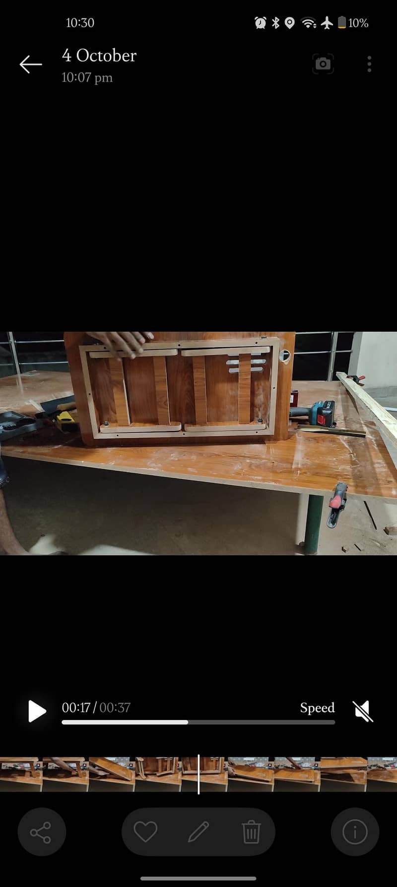 HandCrafted Folding Laptop Table 6