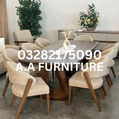 Dining Table with Dining Chair | 4 Seater | 6 Seater | Customized