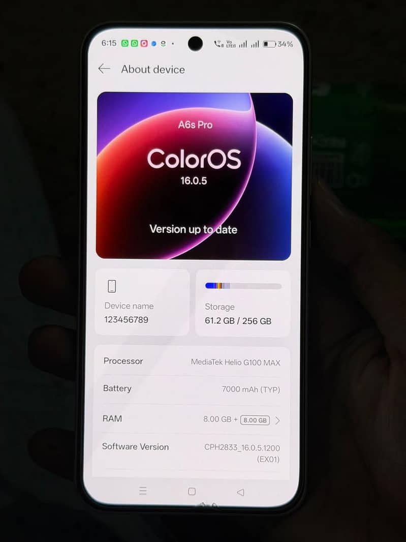 OPPO A6s pro 8