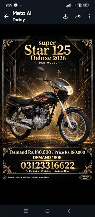 SUPER STAR 125 DELUXE