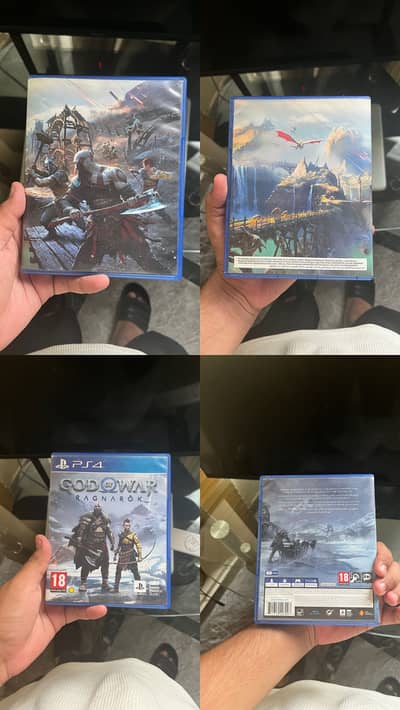 God of War Ragnarok GOW with customized coverpage ps4 ps5 game cd disk